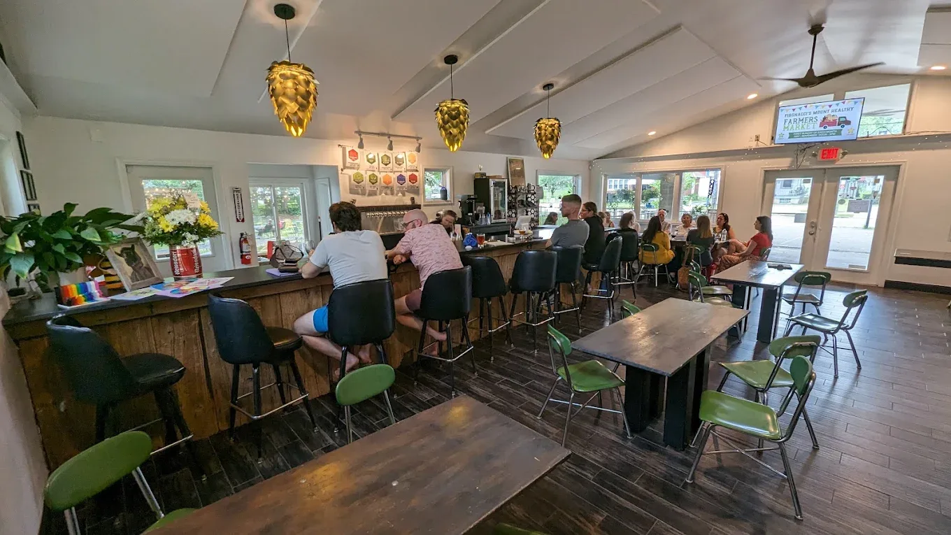 Inside the taproom